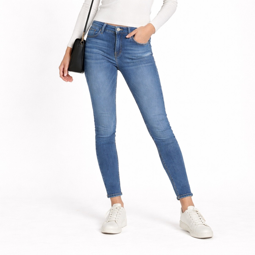 FRAME Le Nik Skinny Jeans Size 25 Medium Wash
